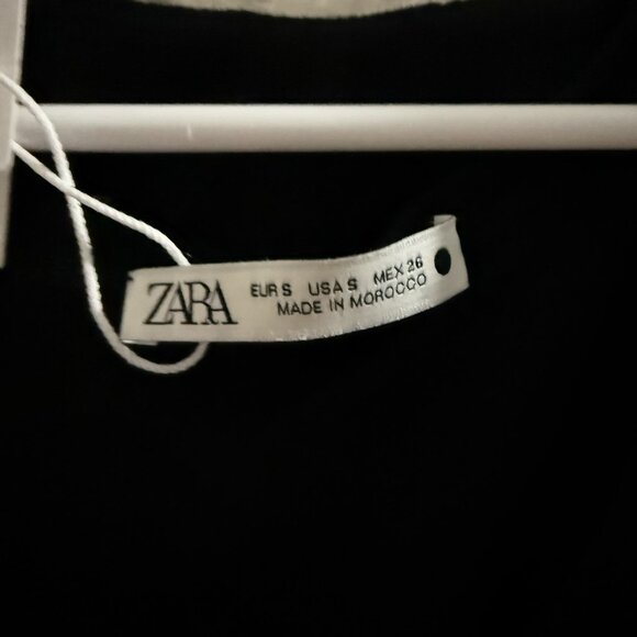 Zara women top 2 piece black size S - Picture 2 of 4